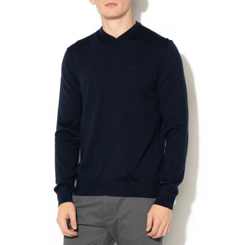 Emporio Armani/安普里奧阿瑪尼  男裝 服裝 男士毛衣綿羊毛圓領(lǐng) 男士毛衣