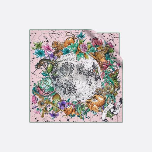  DIOR迪奧 22年秋冬 女士 圍巾 Dior 印花方巾 15ZOD055I607_C412