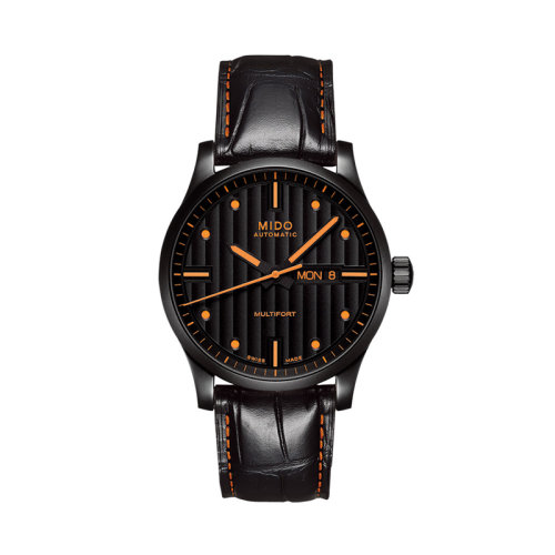 mido/美度  舵手系列橙舵夜光全自動機械男皮帶表42.00毫米 M005.430.36.051.80