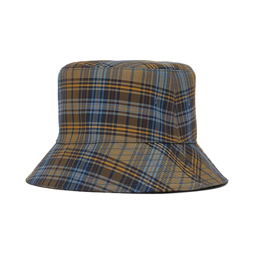 BURBERRY/博柏利 男女同款中性拼色棉質(zhì)格紋漁夫帽帽子 8034892