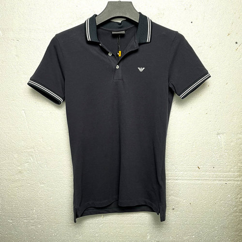 Emporio Armani/安普里奧阿瑪尼 藏藍(lán)色男士短POLO衫