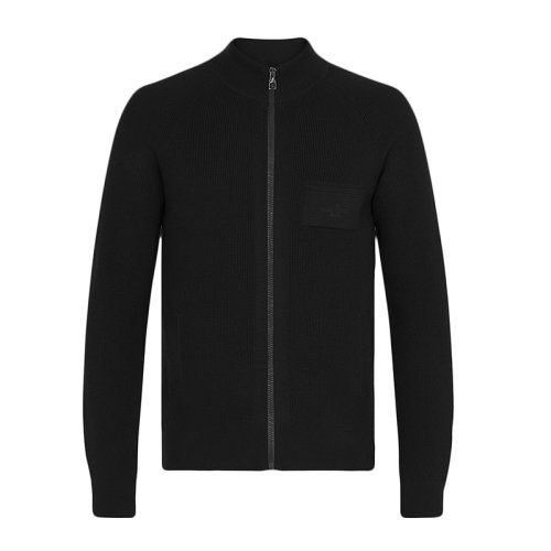 Louis Vuitton/路易威登  男士黑色羊毛夾克1A8H9C