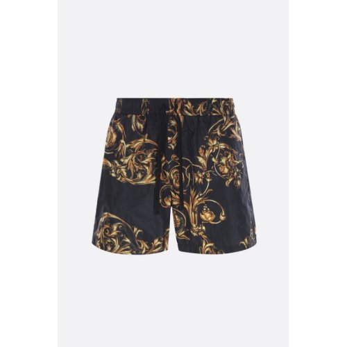  VERSACE JEANS COUTURE 男士印花尼龍短褲 72GAD126 CQS24 G89 PLFSX