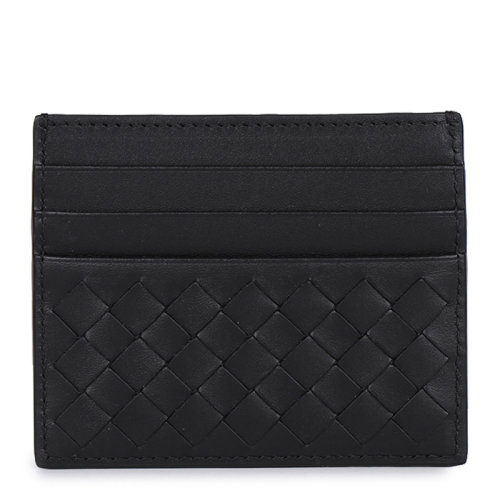 Bottega Veneta/葆蝶家  寶緹嘉 男女通用 黑色皮革卡包小型皮具卡片夾 522326V46511000 HKY012467