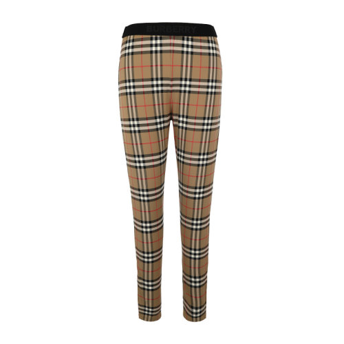 BURBERRY/博柏利經(jīng)典格紋松緊腰女士打底褲8032878