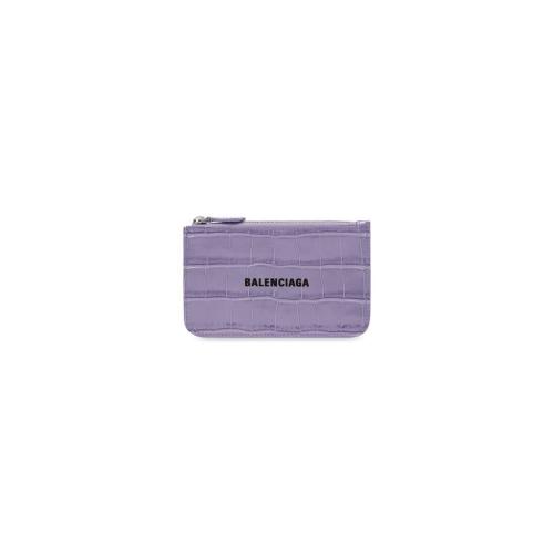  BALENCIAGA巴黎世家 22年秋冬 女士 卡包 Womens Cash Large Long Coin And Card Holder Croco