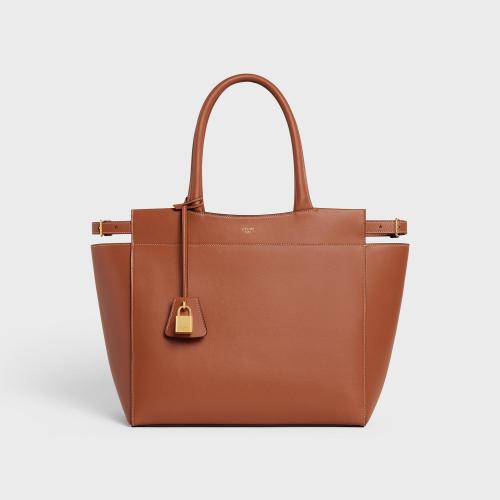  CELINE賽琳思琳 22年秋冬 女士 手提包 MEDIUM CABAS BOURGEOIS VEAU LISSE 199773EHS.04LU