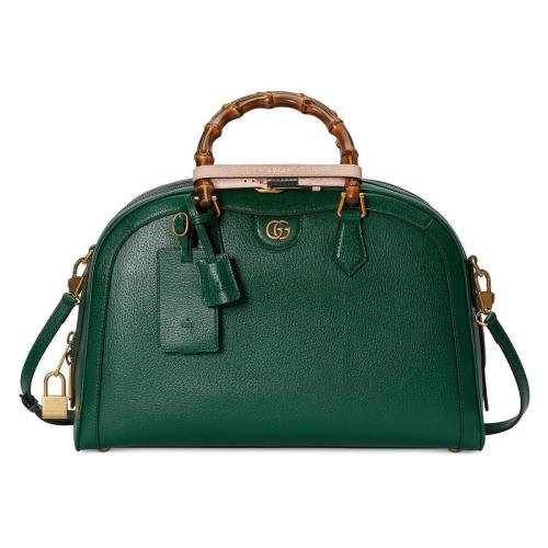  GUCCI古馳 22年秋冬 男士 Gucci Diana竹節(jié)中號旅行包 705373 1T57T 3268