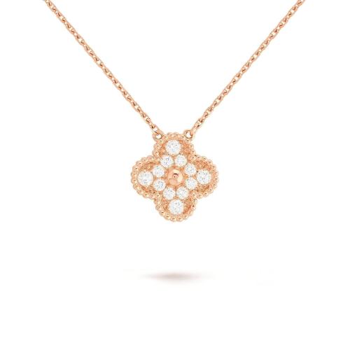  VCA梵克雅寶 22年秋冬 女士 吊墜 Vintage Alhambra吊墜 VCARP2R300 預(yù)定商品1-3周發(fā)貨