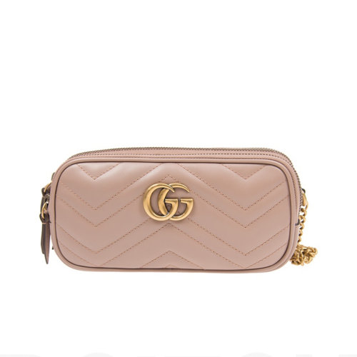 GUCCI/古馳  Marmont系列迷你金屬鏈?zhǔn)执鼏渭缧笨姘? class=