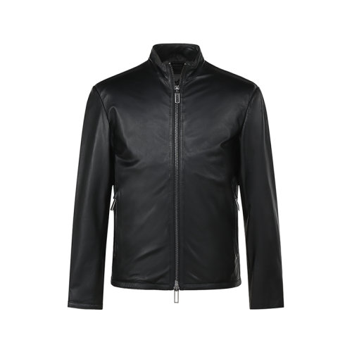 Emporio Armani/安普里奧阿瑪尼 男士皮衣 男士羊皮革皮衣夾克外套 A1R04P A1P16