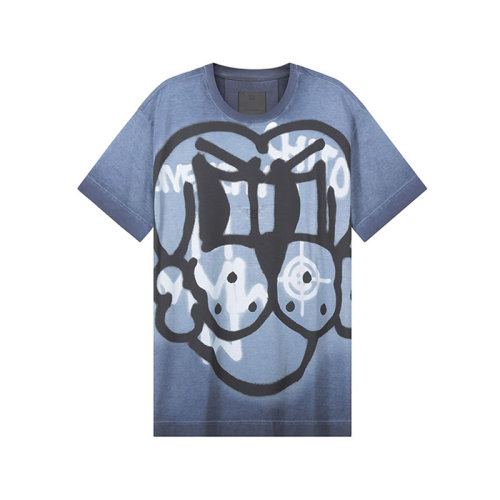 Givenchy/紀(jì)梵希 男士棉質(zhì)Chito X GIVENCHY聯(lián)名款超大版型圓領(lǐng)短袖T恤 BM71853Y6B