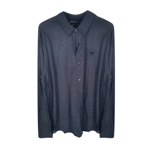 Emporio Armani/安普里奧阿瑪尼 藏藍色男士襯衫 APC66 CB 3X