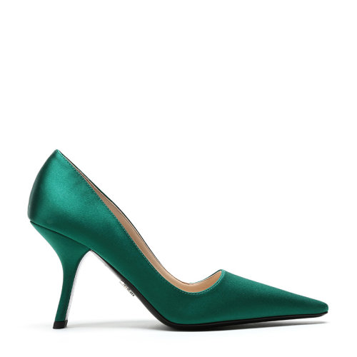 PRADA/普拉達(dá) 女士織物高跟鞋 1I718L 049 F 090