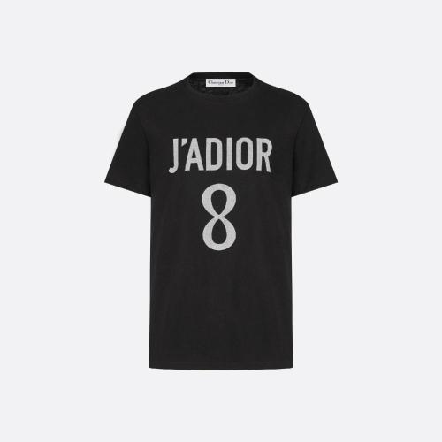  DIOR迪奧 22年秋冬 女士 短袖T恤 T-shirt J'Adior?8 213T03TC001_X9000 預(yù)定商品1-3周發(fā)貨