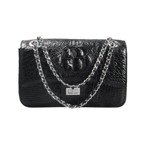 GeleiStory/GeleiStory  新款時尚鱷魚皮女包鏈條百搭單肩斜挎包新款女包斜挎包