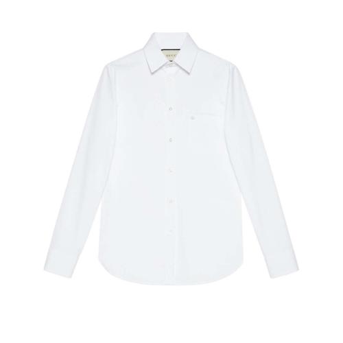  GUCCI古馳 22年秋冬 男士 棉質(zhì)襯衫 649696 ZAGIR 9692