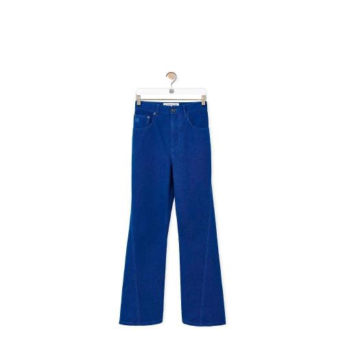  LOEWE羅意威 22年秋冬 女士 牛仔褲 Twisted jeans in denim S540Y11X12-1770