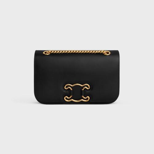  CELINE賽琳思琳 22年秋冬 女士 單肩包 SAC TRIOMPHE FRAME MOYEN MODELE VEAU 199813EPA.38NO