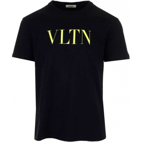  Valentino/華倫天奴 男士白色棉質(zhì)短袖T恤 UV3MG10V 3LE 0BO