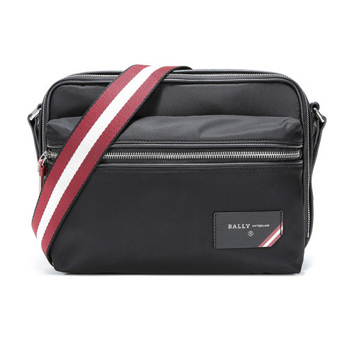 BALLY/巴利 男士織物單肩斜挎包 FIJI