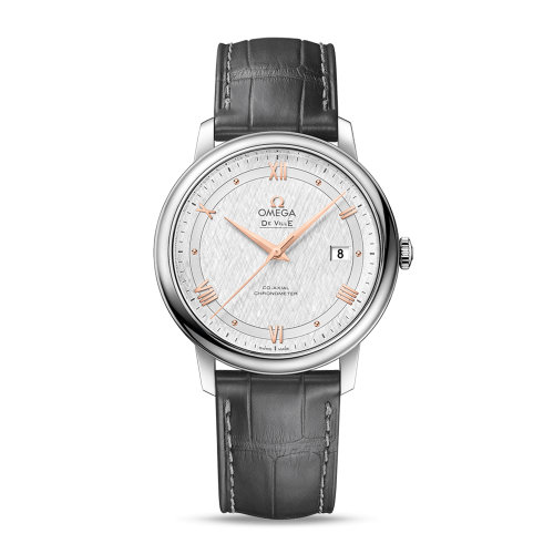 OMEGA/歐米茄 碟飛系列 典雅 同軸腕表 精鋼表殼 皮表帶 自動機械 男士腕表 424.13.40.20.02.005