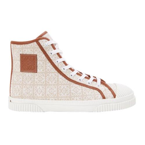 LOEWE/羅意威 女士格紋帆布休閑鞋 L815282X52-2163