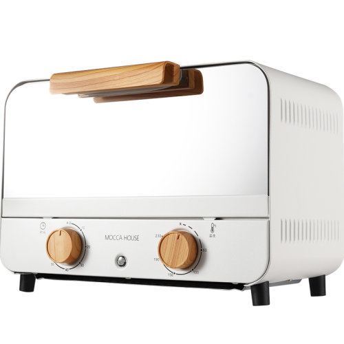 MOCCAHOUSE/摩卡電器 家用多功能電烤箱兩層烤架設(shè)計(jì) 烘烤蛋糕面包12L迷你小烤箱多