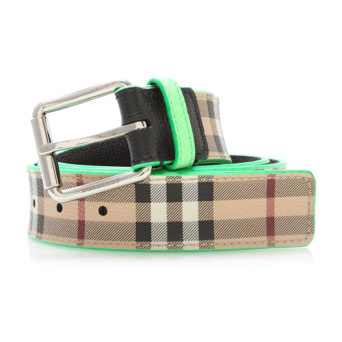 BURBERRY/博柏利 卡其色 格紋 其它 男士腰帶瑕疵特賣（陳列痕跡，不影響使用） 皮帶男
