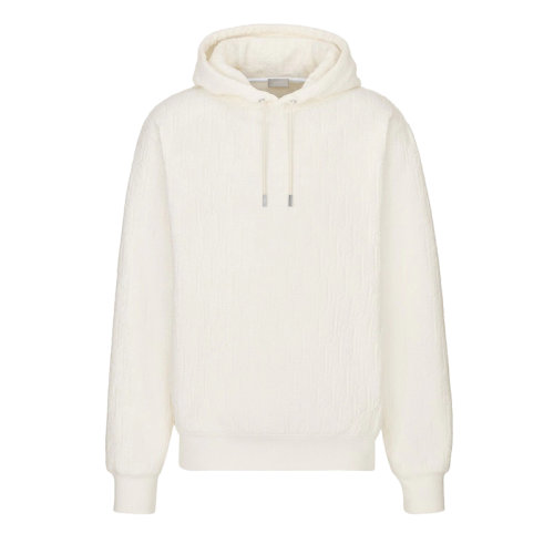 DIOR/迪奧 DIOR OBLIQUE 灰白色棉毛圈提花  男衛(wèi)衣113J631A0684_C020