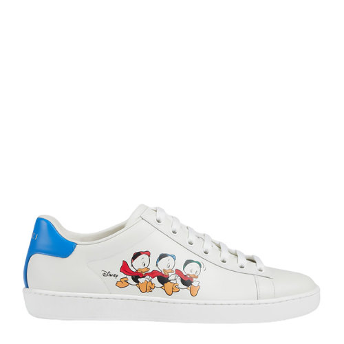 GUCCI/古馳 迪士尼合作款女士小唐老鴨印花Ace休閑運(yùn)動(dòng)鞋 649400 AYO70