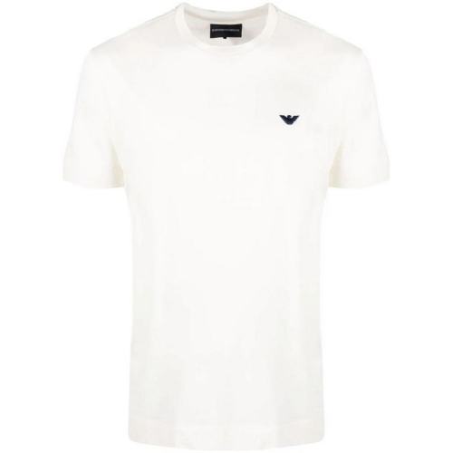  Emporio Armani/安普里奧阿瑪尼 男士白色棉質(zhì)短袖T恤 3L1TEZ 1JSAZ 0101 PLFSX