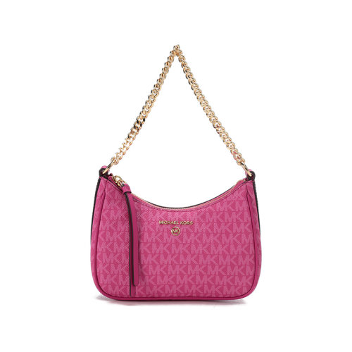 Michael Kors/邁克·科爾斯【22春夏新款】MK女包 JET SET CHARM系列人造革小號(hào)手提單肩包腋下包老花 32H1GT9C1V