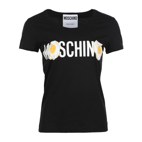 MOSCHINO/莫斯奇諾22春夏潮流印花女士短袖T恤 A070405411