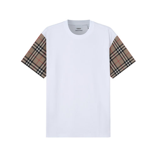 BURBERRY/博柏利【22春夏新款】女款棉質(zhì)寬松版圓領短袖T恤 80427161