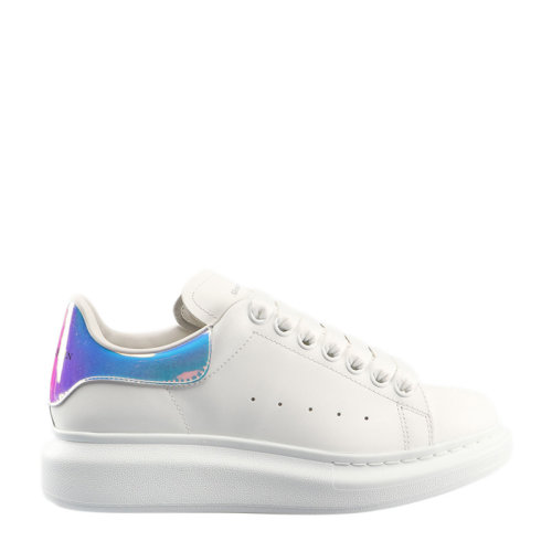 【熱賣 明星同款】Alexander McQueen/亞歷山大麥昆 男女同款情侶款時尚鐳射尾休閑鞋運動鞋低幫板鞋小白鞋男鞋