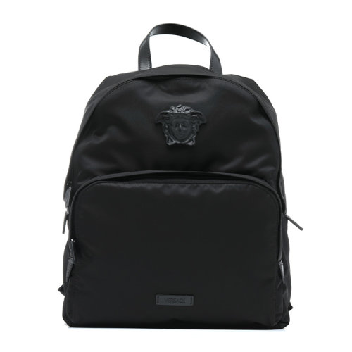 VERSACE/范思哲【22年新款】美杜莎金屬徽標(biāo)男士雙肩包 DFZ8504DNY8ME