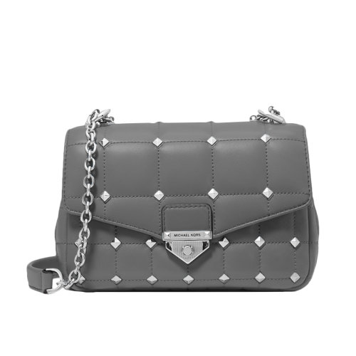 Michael Kors/邁克·科爾斯SOHO系列銀扣翻蓋 單肩鏈條包 女款30T1S1SL1U