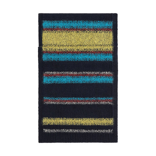 HERMES/愛馬仕 22年早春新款 男士拼色羊毛羊絨馬海毛混紡條紋圍巾H393793T04