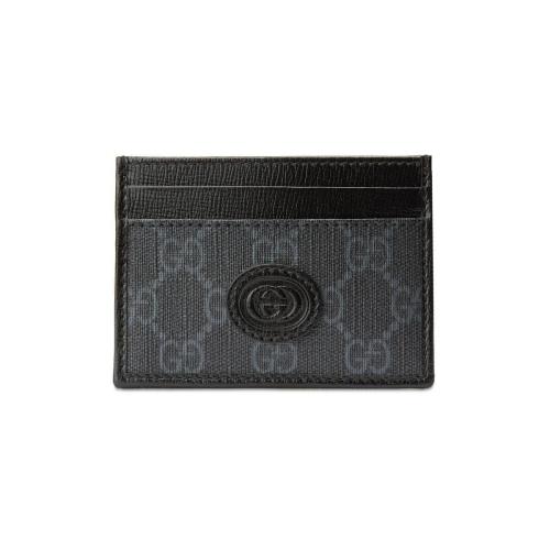  GUCCI古馳 22年秋冬 男士 互扣式雙G卡片夾 673002 92TCN 1000 預(yù)定商品2-6周發(fā)貨