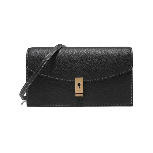 BALLY/巴利 【22春夏新款】 女士皮質(zhì)單肩斜挎包手拿包 LILITH