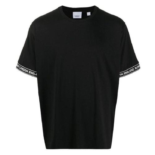  BURBERRY/博柏利 女士黑色棉質(zhì)短袖T恤 80262241 PLFSX