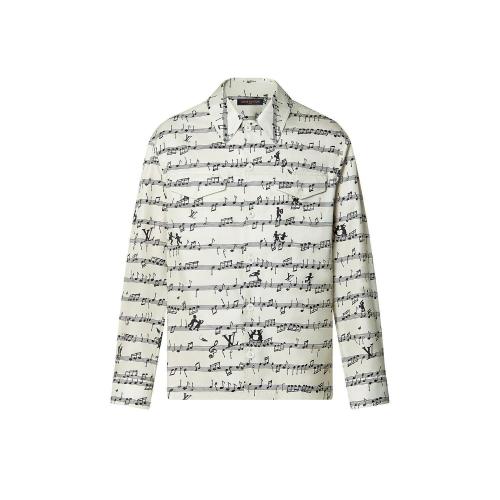  LV路易威登 22年秋冬 男士 長(zhǎng)袖襯衫 _裝風(fēng)格桑蠶絲襯衫 1AATIF 1AATIA 1AATID 1AATIC 1AATIB