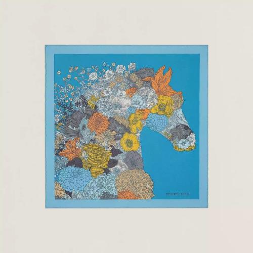  HERMES愛(ài)馬仕 22年秋冬 女士 披肩 Gavroche 45 Robe Legere Detail H893936S 03