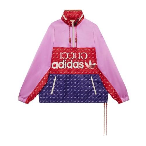  GUCCI古馳 22年秋冬 男士 adidas x Gucci醋纖夾克 691429 Z8A2G 5295