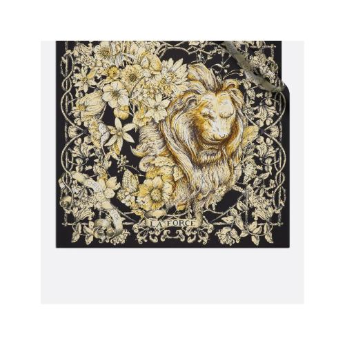  DIOR迪奧 22年秋冬 女士 絲巾 Dior 印花方巾 21TAR090I612_C900 預(yù)定商品1-3周發(fā)貨