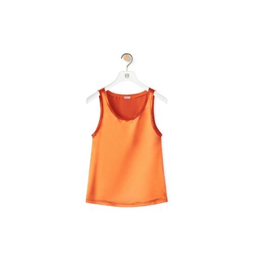  LOEWE羅意威 22年秋冬 女士 背心 Tank top in satin S359Y07X42-9120