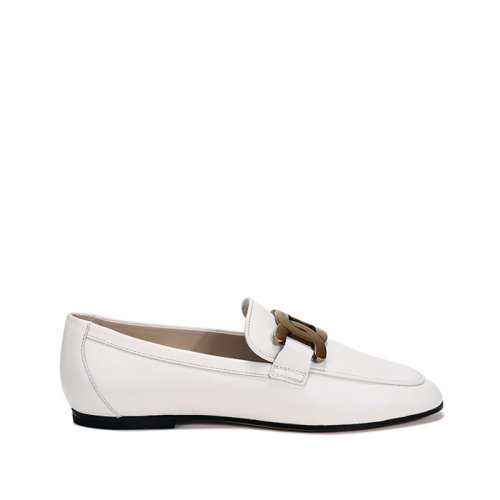 Tod’s/托德斯 2021款 女士牛皮KATE飾扣單鞋樂福鞋皮鞋 XXW79A0DD00MID