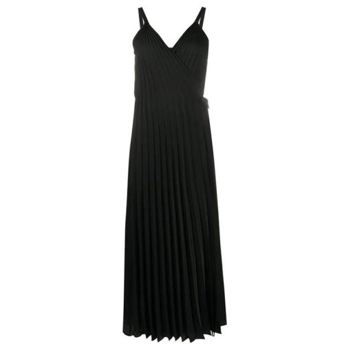 PRADA/普拉達(dá)  女裙 女士 黑色時(shí)尚無(wú)袖連衣裙 P3A96-1WHI-F0002