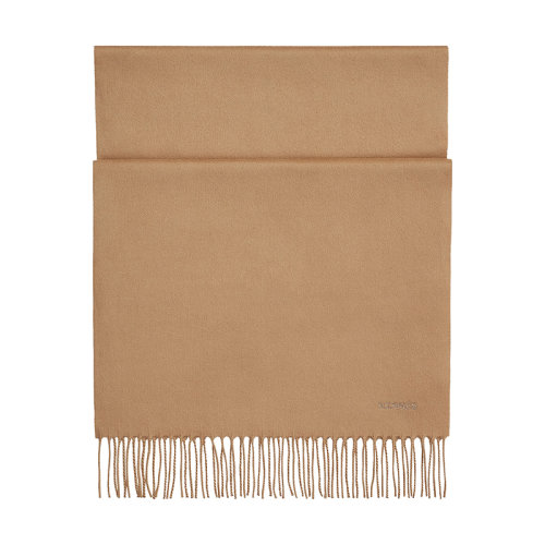 HERMES/愛(ài)馬仕 22年早春新款 男士深米色純羊絨圍巾H393700T22